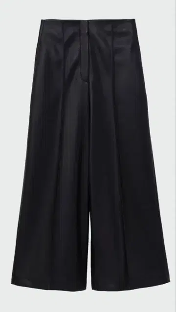 새상품급 PLST 인조 가죽 스트레이트 와이드 팬츠