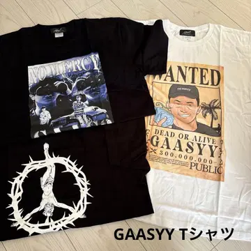 레어! GAASYY -가시- T셔츠 블랙 사이즈: XL