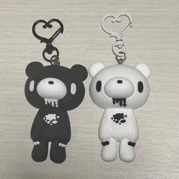 글루미 실리콘 키링 GLOOMY 흑백
