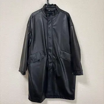 ZARA 블랙 가죽 자켓 M