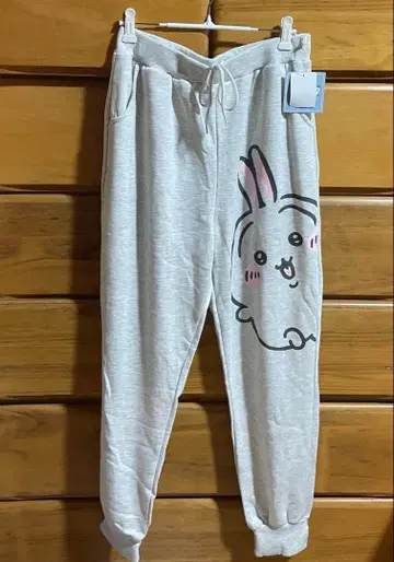 치이카와(먼작귀) 시마무라 콜라보 토끼 팬츠 맨투맨 L 사이즈