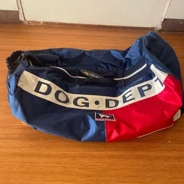 DOG DEPT 보스턴 백 네이비/레드
