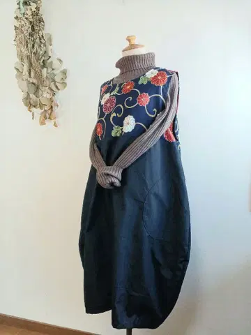 유카타 리메이크 기모노 리메이크 원피스 롱 튜닉