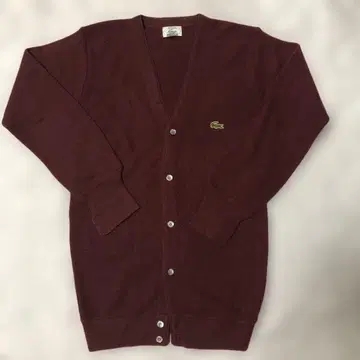 [새상품급] 라코스테 버건디 가디건 XL 사이즈