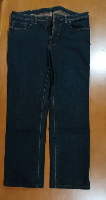 [ 빅 사이즈 ] EDWIN 스트레이트 데님 다크 네이비 사이즈 38