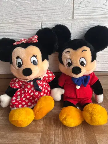 쇼와 레트로 미키 미니 봉제 인형 산앤스타 제조