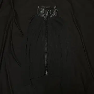 00s archive AVIREX 드라이버즈 니트 블랙 입옷깃