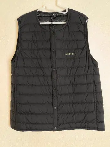 mont-bell 스페리오 다운 라운드넥 베스트 블랙 L
