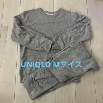 UNIQLO 그레이 M 트레이닝복/맨투맨 상하의 세트