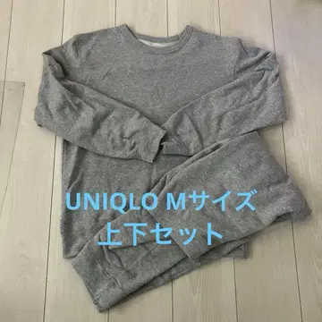 UNIQLO 그레이 M 트레이닝복/맨투맨 상하의 세트