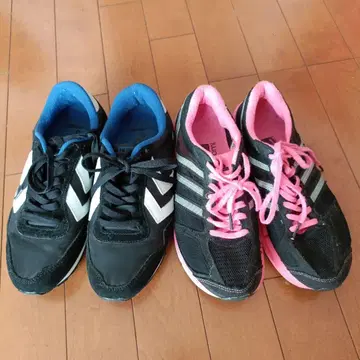 Hummel 스니커즈 블랙 & adizero 스니커즈 블랙