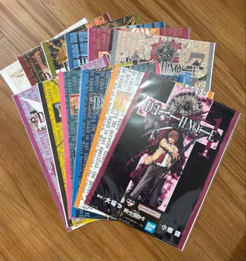 제일복권 DEATH NOTE A3 클리어 포스터 12장 세트