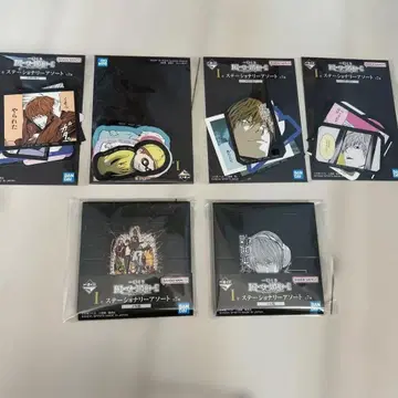 1번 복권 데스노트 스테이셔너리 아트 6장 세트