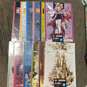 제일복권 DEATH NOTE F상 A3 클리어 포스터 12장 세트