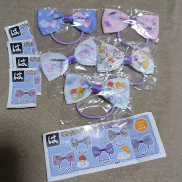 리틀트윈스타 리본 머리끈 5개 세트