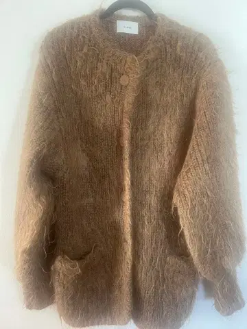 CLANE 모헤어 혼방 가디건 사이즈 2 샤기 가디건