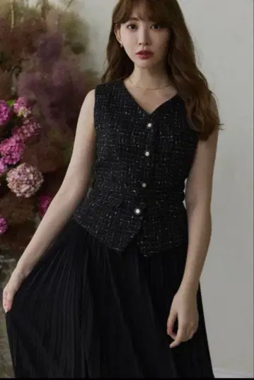 herlipto Siena Pleated Docking Dress S