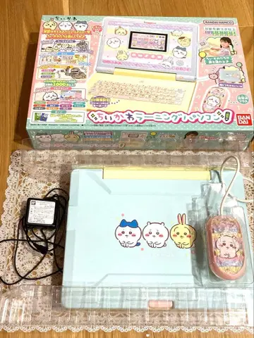 치이카와 (먼작귀) 러닝 컴퓨터 충전 코드 포함 박스 있음 완구 게임