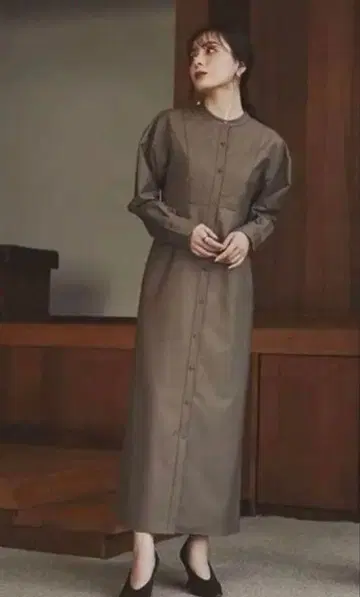 [ 새상품급 ] 아뉴앙스 anuans 퀼팅 타이트 셔츠 원피스 M 사이즈