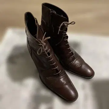 ICB 갈색 브라운 부츠 부츠 4 사이즈