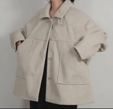 lawgy 넥 벨트 쇼트 아우터