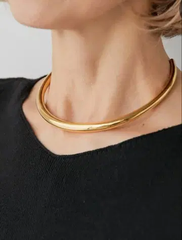 골드 심플 초커