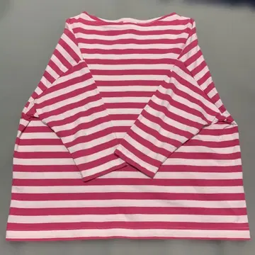 maillot 마이요 핑크 보더 7부 소매 사이즈 0