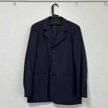 agnis b. 다크 네이비 테일러드 자켓