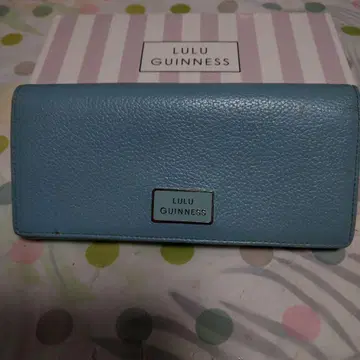 LULU GUINNESS 스카이블루 접이식 지갑