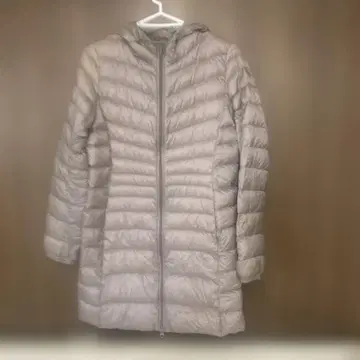 UNIQLO 후드 부착 다운 자켓 M 그레이