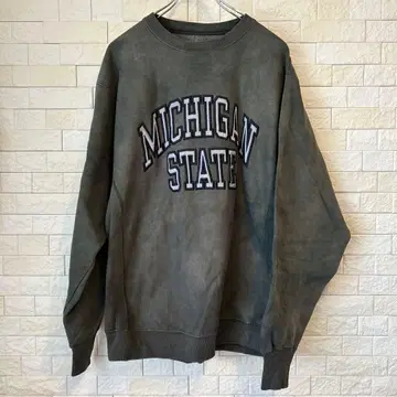 리버스 위브 맨투맨 모스그린 미시건 스테이트 크루