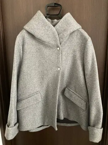 미사용 ZARA 울 블렌드 그레이 자켓 XXL