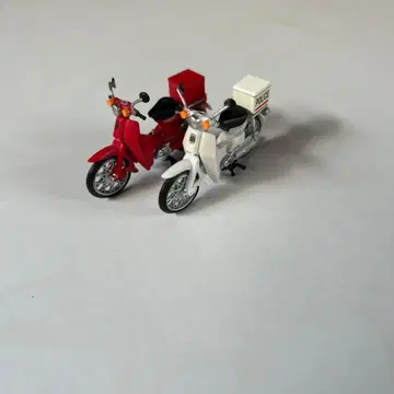 아오시마 1/32 슈퍼 커브 가챠가챠 2대 세트 소방&경찰