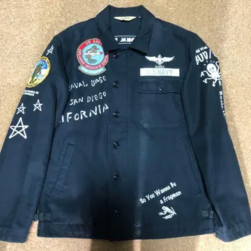 AVIREX NAVYSEALDs A-2 DECK JACKET M 사이즈