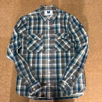 M 체크 셔츠 L 사이즈