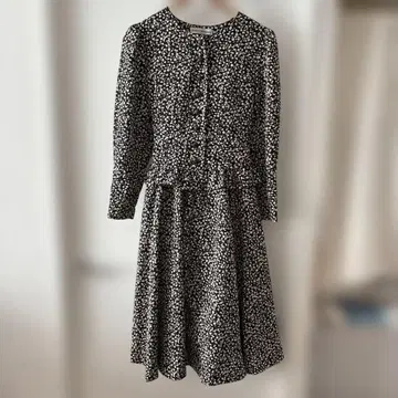 Belle Ellemsen 꽃무늬 레트로 원피스