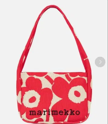 marimekko 숄더백 레드 우니코 마리메꼬