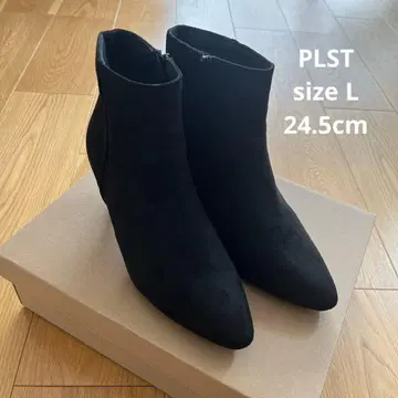 PLST 숏부츠 블랙 L 사이즈 24.5