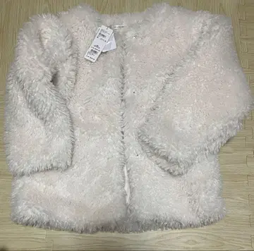 RETRO GALLERY 화이트 보아 자켓