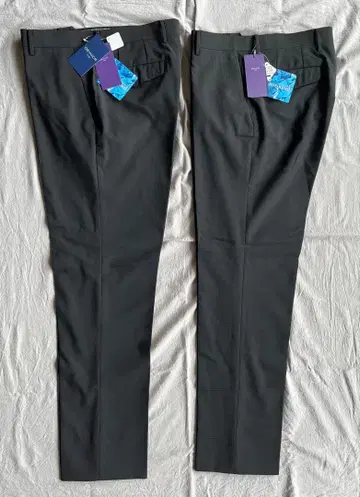 [ 새상품 미사용 ] 오리히카 블랙 계열 팬츠 2장 세트