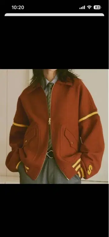 soerte 바시티 자켓