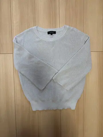 UNTITLED 라이트 그레이 니트 봄