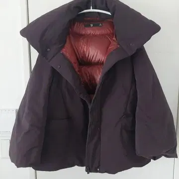 UNIQLO +J 하이브리드 다운 자켓 XL 와인