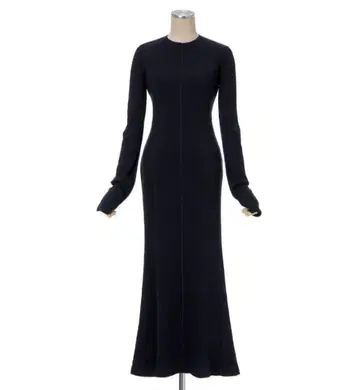 [택 포함 새상품] 마메쿠로구치 코튼 원피스 네이비 2