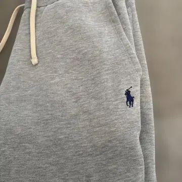 그레이 피케 셔츠 로고 스웨트 팬츠 랄프 로렌