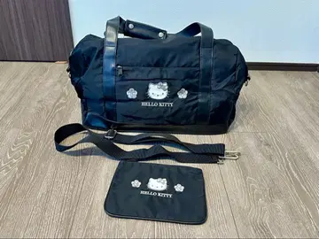 미사용 HELLO KITTY 보스턴 백 키티 파우치 포함 산리오