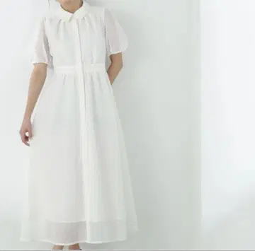 택 포함 새상품 메쉬 셔츠 원피스 NATURAL BEAUTY BASIC