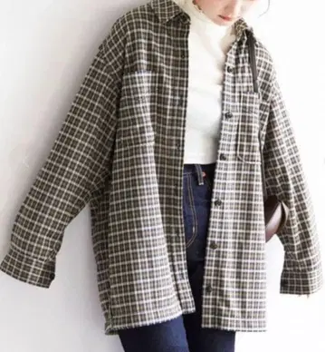 슬로브 이에나 PE 스트레치 체크 셔츠