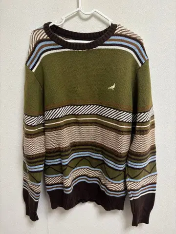 STAPLE 스트라이프 니트 스웨터 M