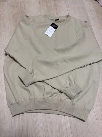 ssk 베이지 맨투맨 BIB-150 사이즈 0